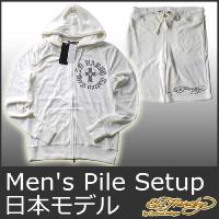 Ed Hardy エドハーディー パイルセットアップ メンズ クロス/灰