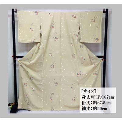 平和屋着物▽小紋　単衣　更紗花文　洗える着物　DAAU6379sf 平和屋着物▽小紋 単衣 更紗花文 洗える着物 DAAU6379sf - メルカリ