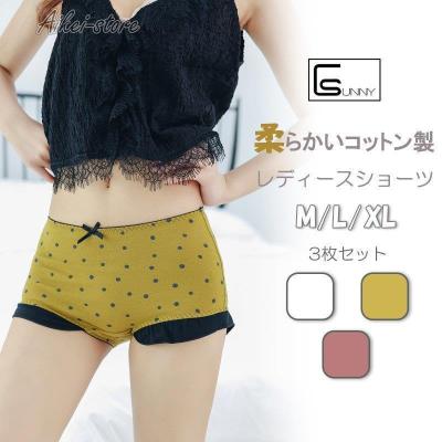 ダークブラウン 水玉模様 ショーツ 水玉 ショーツ（レディースショーツ）｜下着、靴下、部屋着