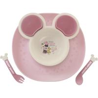 出産祝い ギフト 食べこぼしキャッチプレート ミニー×ピンク 306439 ベビー 赤ちゃん 男の子 女の子 出産 お祝い プレゼント | ギフト 工房 愛来-内祝い 引き出物