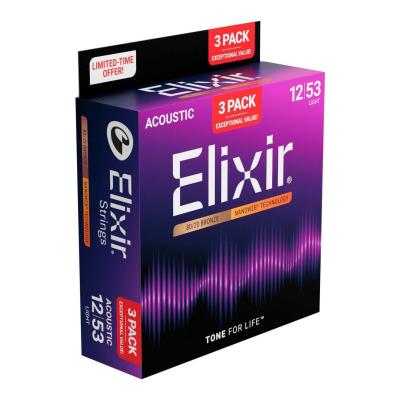elixir 弦 3セット Lightのおすすめ人気商品一覧 通販 - Yahoo