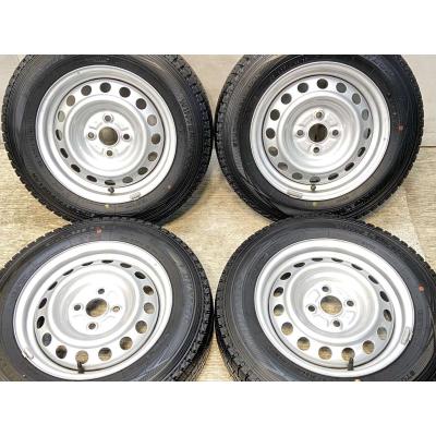 ①鉄ちんホイール スタッドレスタイヤ 4本セットの1本目 バリ山室内保管