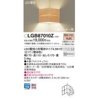 (手配品) LEDブラケット50形電球色 LGB87010Z パナソニック | アイピット(インボイス対応店)