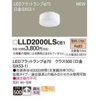 (手配品) LEDランプフラット形Φ70 電球色 パナソニック | アイピット(インボイス対応店)