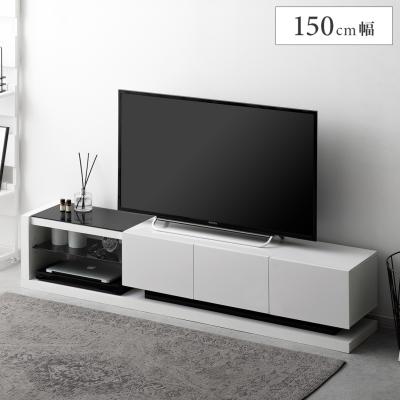 テレビボード 150cm ホワイト鏡面（家具、インテリア用品）のおすすめ