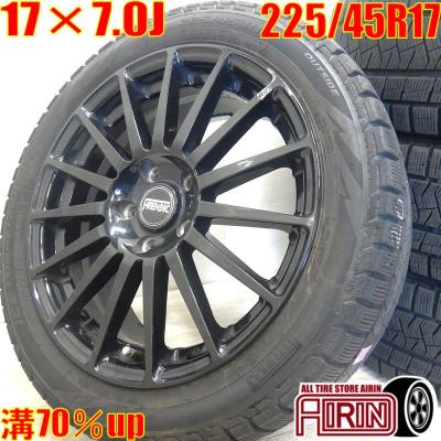 PIRELLI 自動車 冬タイヤ、ホイールセット(本数:4本セット)の PIRELLI 自動車 冬タイヤ、ホイールセット(本数:4本セット)の
