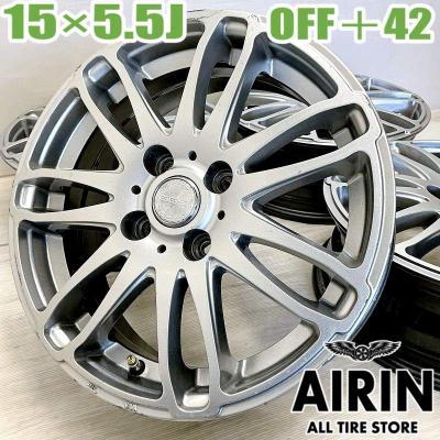 アルミホイール 15インチ 4穴（トヨタ／車、バイク、自転車）の