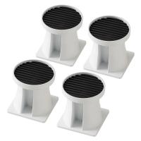 洗濯機置台 高さ10cm ホワイト 4個組 SRO-10 tw 洗濯機台 置き台 嵩上げ 洗濯機下 スタンド 高さ調整 | あいるヤフー店