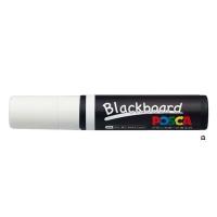 三菱鉛筆 水性サインペン ブラックボードポスカ 極太角芯 白 PCE50017K1P.1 | アイソル