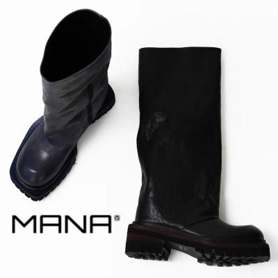 MANA ロングブーツ 24.5 25 楽天市場】MANA ブーツ（靴）の通販