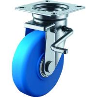 MCBJB-130(R) プレート式 自在 キャスター モノマーキャストナイロン 車輪径１３０ｍｍ ストッパー付き Ｊタイプ ＪＢ Ｒ 型 取付寸法８２×８２ ７５×７５ | アカリカ Yahoo!店