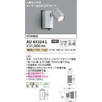 安心のメーカー保証 【インボイス対応店】AU43324L コイズミ照明器具 屋外灯 スポットライト LED 実績20年の老舗 | あかりのAtoZ
