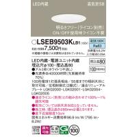 安心のメーカー保証 【インボイス対応店】LSEB9503KLB1 パナソニック照明 （LGD3100NLB1相当品） LED ダウンライト 一般形 埋込穴φ100 ◆ | あかりのAtoZ