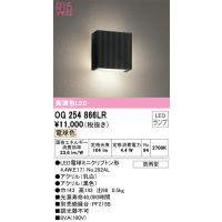安心のメーカー保証 OG254866LR（ランプ別梱包）『OG254866#＋NO292AL』 オーデリック ポーチライト LED ◆ 実績20年の老舗 | あかりのAtoZ