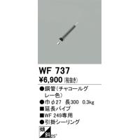 安心のメーカー保証 【インボイス対応店】WF737 オーデリック照明器具 シーリングファン パイプのみ  実績20年の老舗 | あかりのAtoZ