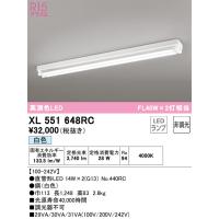 安心のメーカー保証 XL551648RC（ランプ別梱包）『XL551648#Y＋NO440RC×2』 オーデリック ベースライト LED  実績20年の老舗 | あかりのAtoZ