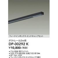 安心のメーカー保証【送料無料】大光電機 DP-00292K 配線ダクトレール≪即日発送対応可能 在庫確認必要≫ 宅配便不可 灯の広場 実績20年の老舗 | 灯の広場