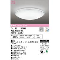 OL251197R1 調光調色シーリングライト  (〜14畳) LED（電球色〜昼光色） オーデリック(ODX) 照明器具 | 照明販売　あかりやさん