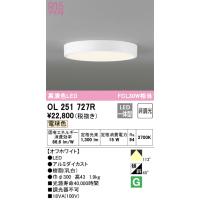 OL251727R 小型シーリングライト  (FCL30Wクラス) LED（電球色） オーデリック(ODX) 照明器具 | 照明販売　あかりやさん