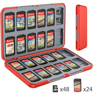 モ*プ様 Nintendo switch SDカード、ケース付き Amazon.co.jp: Switchカードケース 48枚ソフトケース＆24枚マイクロSD