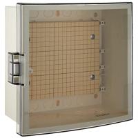 河村電器 プラボックス ABS樹脂製 スモークアクリルドア付 ボデークリーム色 SPN 2525-12T | あかるストア