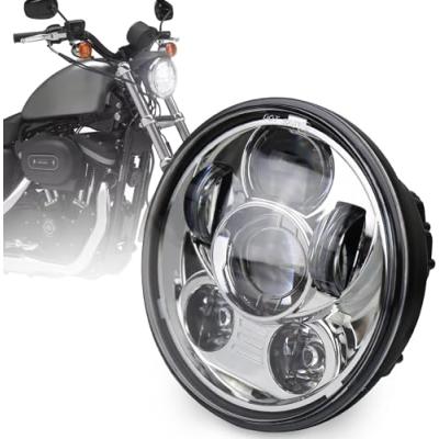 LEDヘッドライト スポーツスター用／モーターステージ製 　ブラック　車検対応 LEDヘッドライト スポーツスター用／モーターステージ製 ブラック 車検