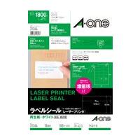 A-one エーワン レーザープリンタラベル 再生紙タイプ A4判 18面 上下余白付 100シート 品番 31364 | 赤塚ビジネス株式会社