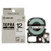 キングジム KING JIM テプラ PROテープカートリッジ 白ラベル SS12K 12mm幅 白／黒文字 | 赤塚ビジネス株式会社