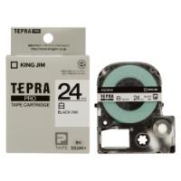 キングジム KING JIM テプラ PROテープカートリッジ 白ラベル SS24K 24mm幅 白／黒文字 | 赤塚ビジネス株式会社