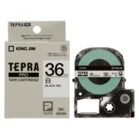 キングジム KING JIM テプラ PROテープカートリッジ 白ラベル SS36K 36mm幅 白／黒文字 | 赤塚ビジネス株式会社