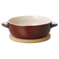 KINTO (キントー) グラタン皿 ほっくり 丸グラタン 茶 16476 | AKD-SHOP