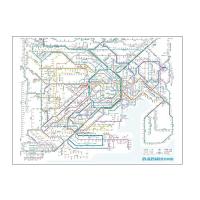 鉄道路線図 レジャーシート 首都圏 日本語 RLSJ | KENちゃんSHOP3