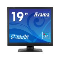 iiyama 19インチ SXGA 液晶モニター スクウェア スクエア液晶ディスプレイ ノングレア(非光沢) HDCP対応 DVI-D VGA 19型 マーベルブラック ProLite E1980D-B1 | アキバeコネクト