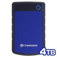 トランセンド TS4TSJ25H3B 外付け ポータブルHDD 4TB 耐衝撃 USB3.1 Gen 1 ネイビーブルー ハードディスク | あきばおー ヤフーショップ