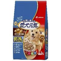 ユニチャーム 愛犬元気 肥満が気になる愛犬用 ビーフ ささみ 緑黄色野菜 小魚入り 2.3kg | あきばおー ヤフーショップ