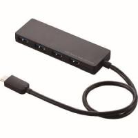 エレコム ELECOM USB3.1(Gen1)HUB Type-C Aメス4ポート バスパワー 30cmケーブル ブラック U3HC-A430BBK | あきばおー ヤフーショップ