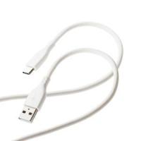 エレコム MPA-ACSS10WH USB-A to USB Type-Cケーブル なめらか 1.0m ホワイト | あきばおー ヤフーショップ