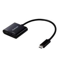 エレコム MPA-CHDMIPD015B 映像変換アダプタ USB Type-C to HDMI ミラーリング対応 給電ポート付き 60Hz 0.15m ブラック | あきばおー ヤフーショップ