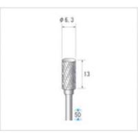 ナカニシ 24709 超硬カッター 円筒 ダブルカット 刃径6.3mm 刃長13mm | あきばおー ヤフーショップ