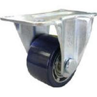 ユーエイキャスター HR-75AU 重量用キャスター 固定車 75径 アルミホイルウレタン車輪 | あきばおー ヤフーショップ