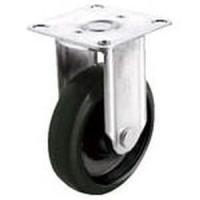 ユーエイキャスター SUS-NRK-100 ステンレスキャスター固定車 100径ナイロンホイルゴム車輪 | あきばおー ヤフーショップ