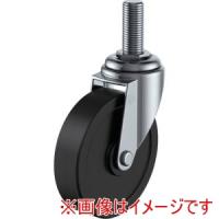 ユーエイキャスター ET-100RH-M12-35 ねじ込み式 自在 キャスター ゴム 車輪径100mm Eタイプ ET型 ネジ寸法M12×35ピッチ1.75 | あきばおー ヤフーショップ