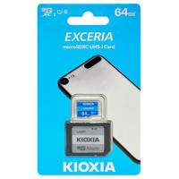 【メール便選択可】キオクシア マイクロSDXC 64GB LMEX1L064GG2 EXCERIA UHS-I Class10 microsdカード アダプタ付 | あきばおー ヤフーショップ