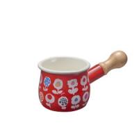 豊琺瑯 プルーン ホーロー プチミルクパン レッド キャンディフラワー TYJ-723 | あきばおー ヤフーショップ