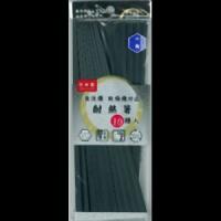 【メール便選択可】アサヒ興洋 耐熱 箸 六角 10膳入り 黒 | あきばおー ヤフーショップ