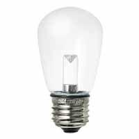 エルパ LDS1CN-G-GWP905 LED装飾電球 サイン球形 1.4W E26 クリア昼白色 E26口金 防水設計 ELPA 朝日電器 | あきばおー ヤフーショップ