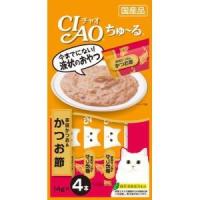 【メール便選択可】いなば チャオ ちゅ〜る 宗田かつお &amp; かつお節 14g×4本 猫 おやつ CIAO | あきばおー ヤフーショップ