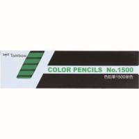 トンボ鉛筆 1500-07 色鉛筆 1500 単色 緑 | あきばおー ヤフーショップ
