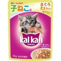 マース カルカン パウチ 12ヵ月までの子ねこ用 まぐろ たい入り 70g | あきばおー ヤフーショップ