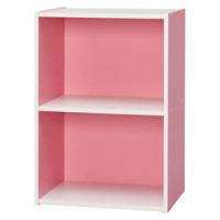 アイリスオーヤマ CBボックス 2段 ピンク/オフホワイト CX-2 | あきばおー ヤフーショップ